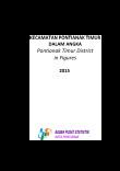 Kecamatan Pontianak Timur Dalam Angka 2015